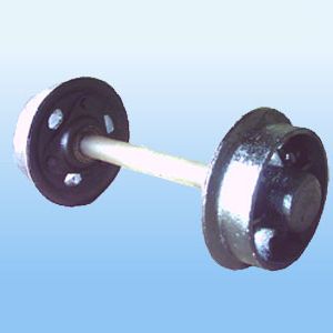 1T、1.5T礦車輪對(duì)